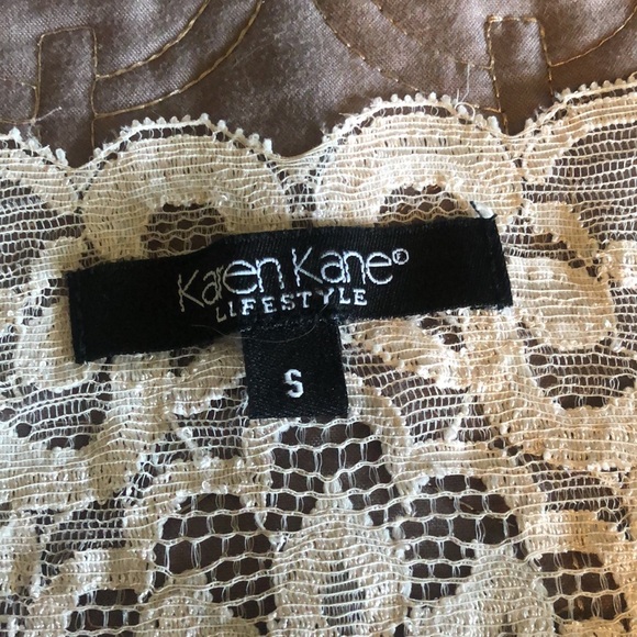 Karen Kane three tiered lace tank top - Picture 8 of 11